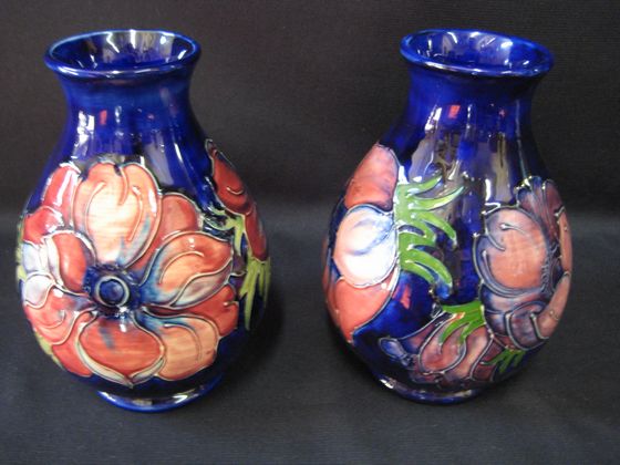 Moorcroft Vases   SOLD