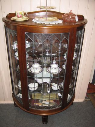 Leadlight China Cabinet   SOLD